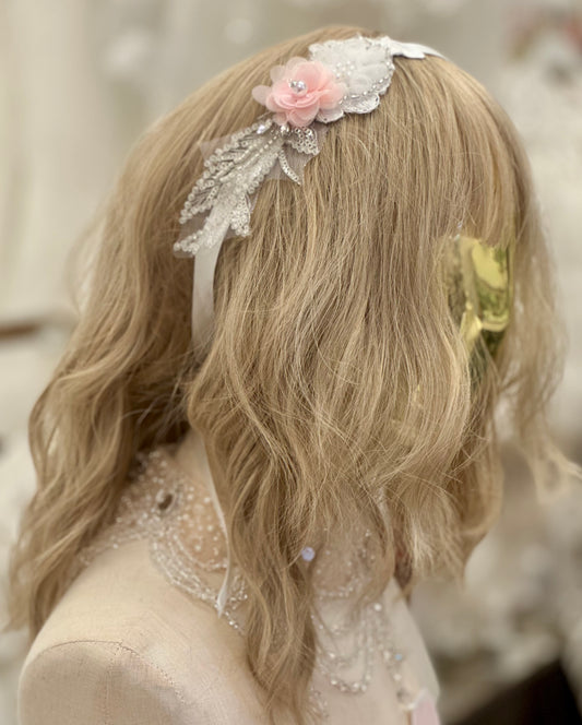 Girls Floral Appliqué Headband