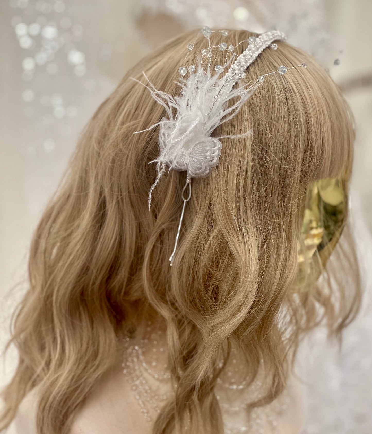 Girls Butterfly Appliqué Headband