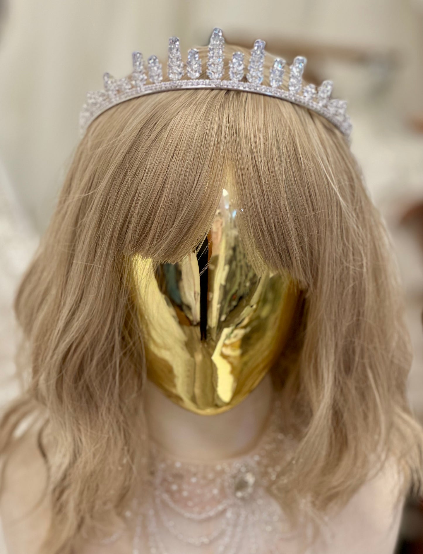 RHINESTONE TIARA CROWN