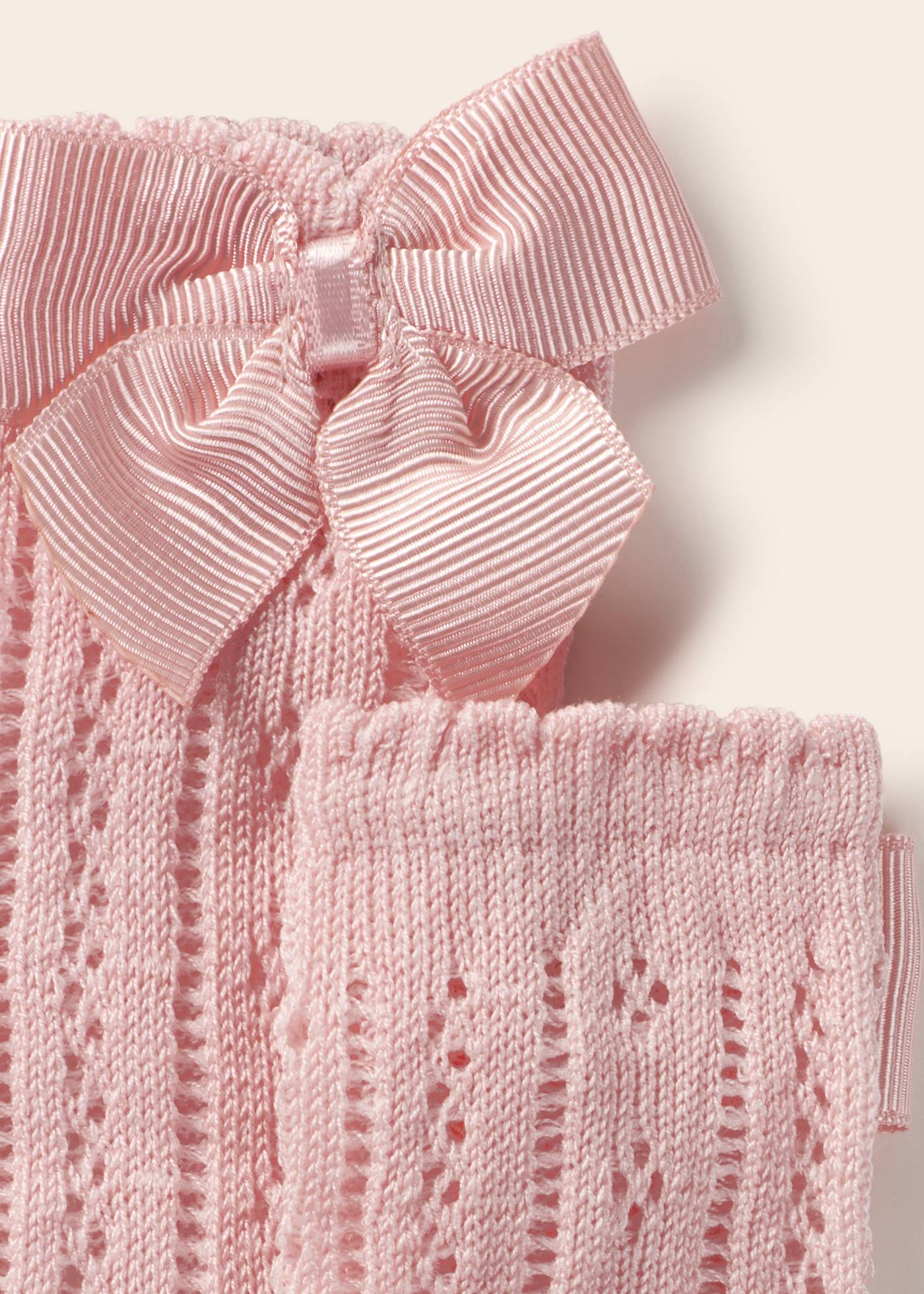 Mayoral Long Knit Socks with Bow