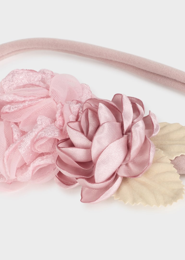 Mayoral Elasticated hairband with floral applique