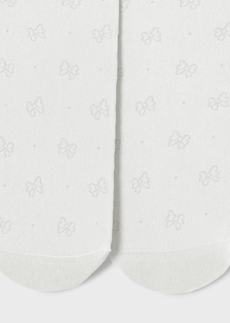 Mayoral Sheer Tights with Bow