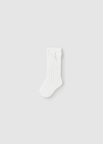 Mayoral Baby high knee openwork socks