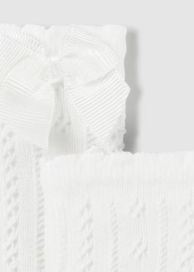 Mayoral Baby high knee openwork socks