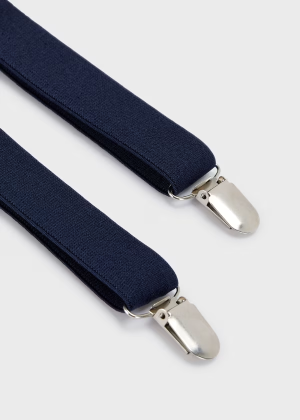 Mayoral Boys bow tie and suspenders set