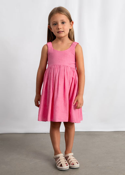 Mayoral Girl Back Flowers Dress