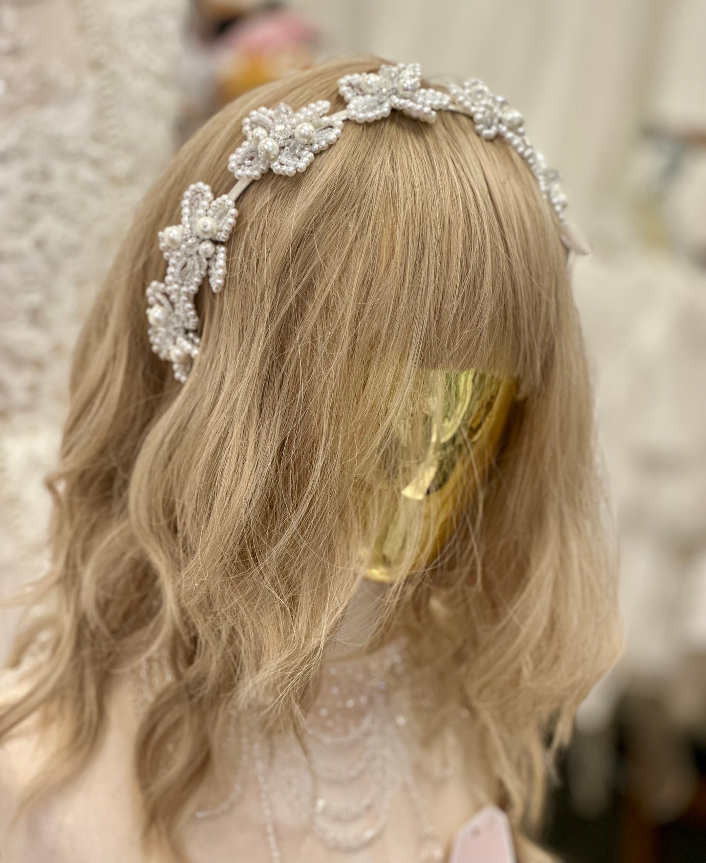 The Mini Shades of White Headband