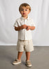 Mayoral Baby Linen Shorts and Shirt 2-Piece Set
