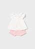 Mayoral Newborn Girl Bloomers and Ruffled Blouse Set