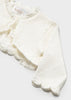 Mayoral Newborn Girl Crop Knit Cardigan