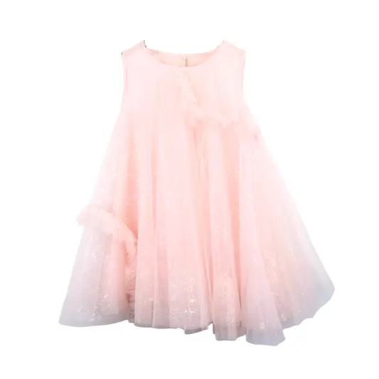 Girls Iridescent Pink Dress
