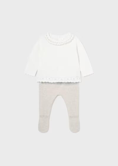 Mayoral Newborn 2-piece knit set