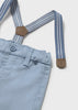 Mayoral Newborn Boy Bow-tie Shirt/Pants with Suspenders
