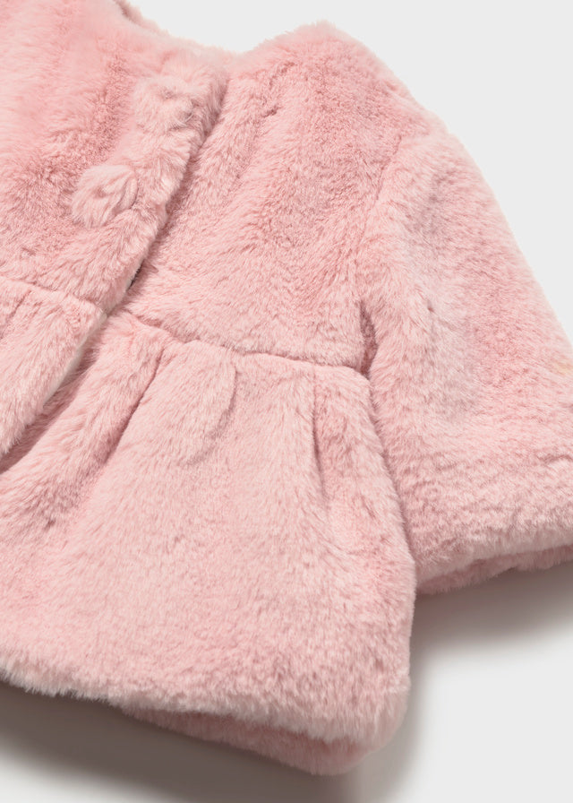 Mayoral Baby Faux Fur Coat