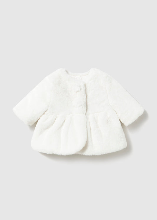 Mayoral Baby Faux Fur Coat