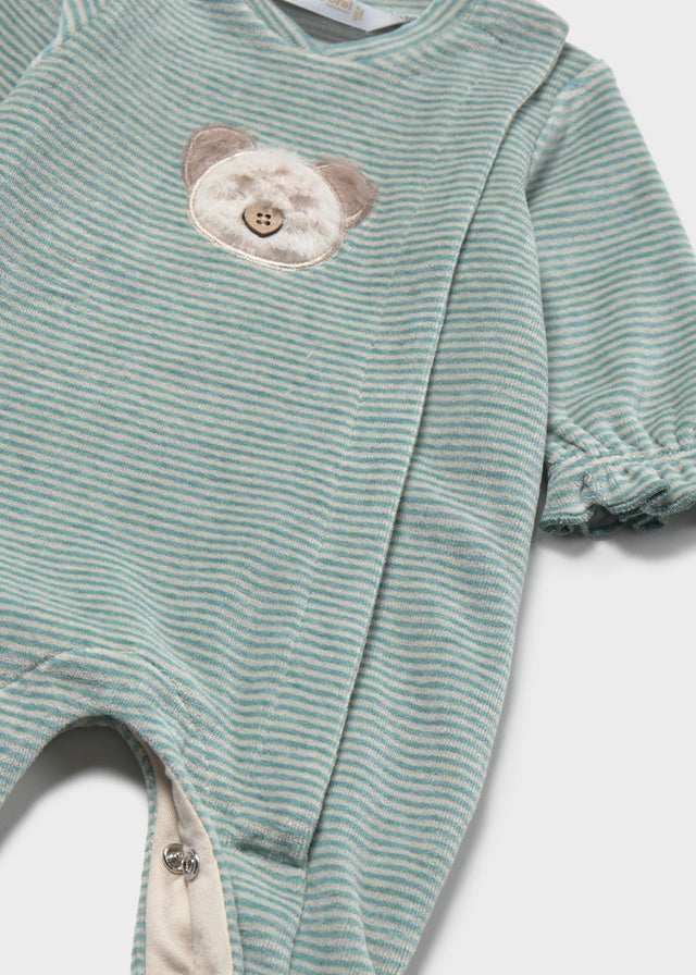 Mayoral Velour Footie