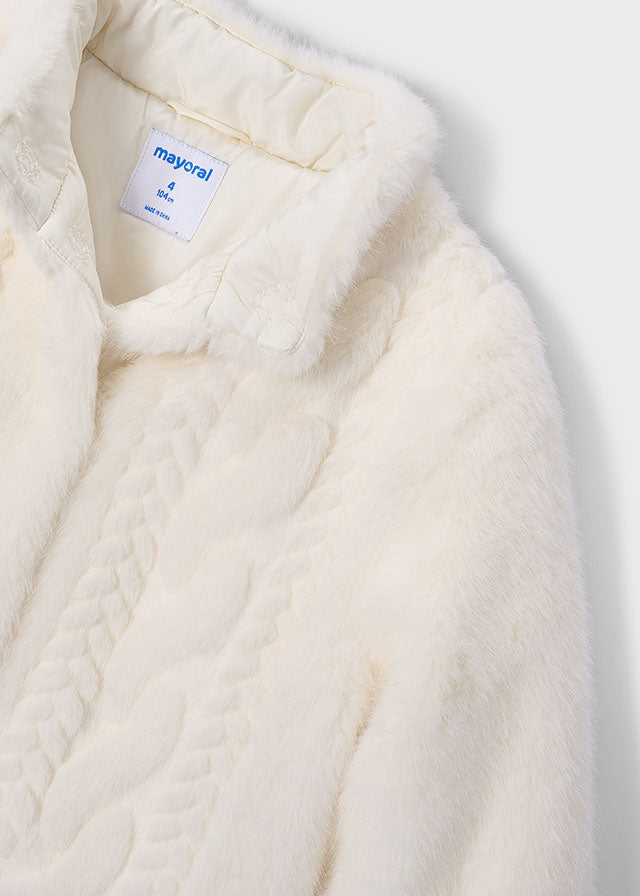 Mayoral Faux Fur Jacket