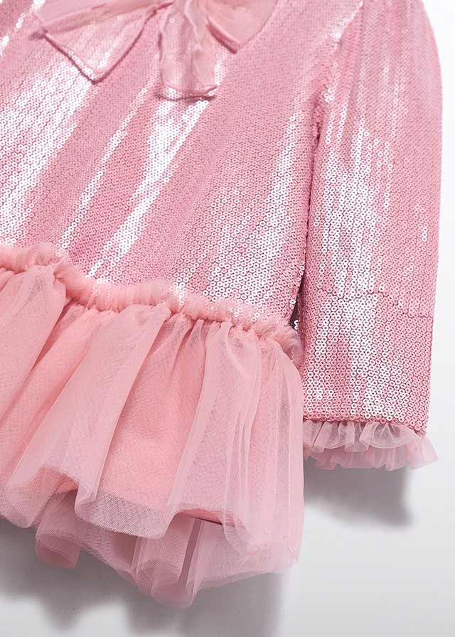 Abel & Lula Sequin Dress with Bow