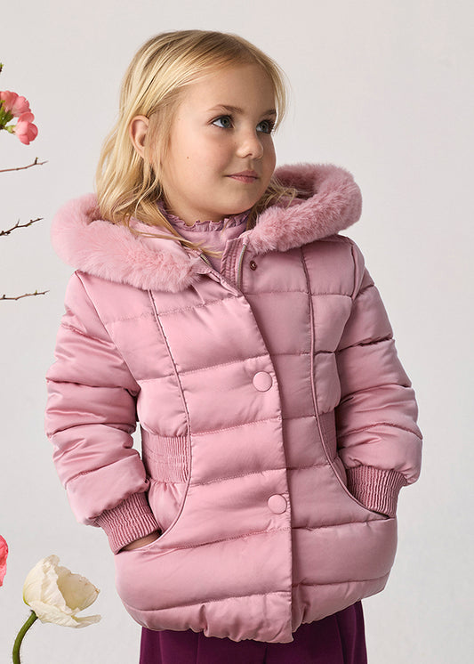 Abel & Lula Satin Puffer Coat