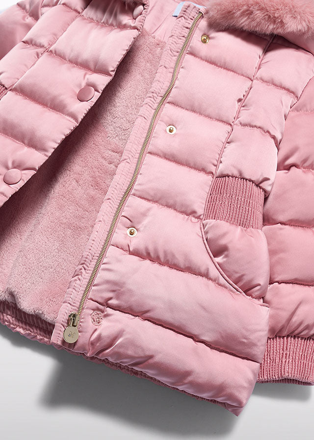Abel & Lula Satin Puffer Coat