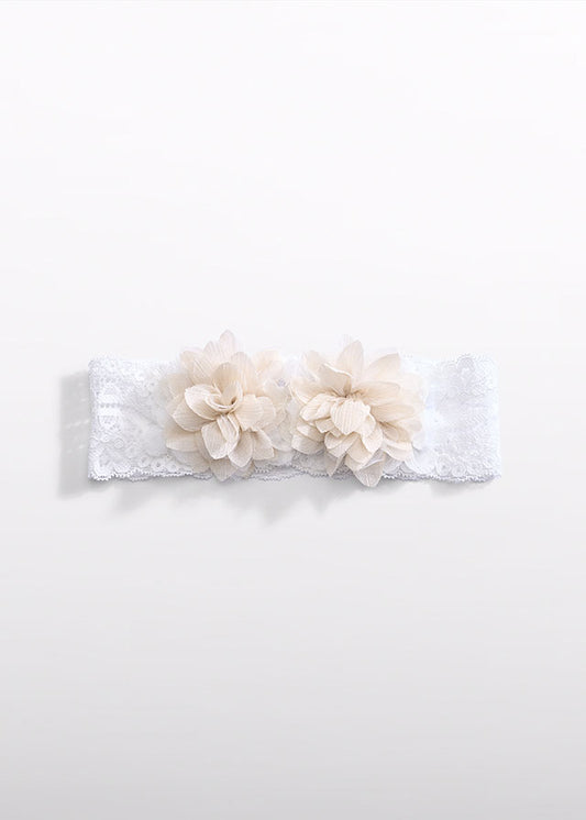 Abel & Lula Lace Headband w/Flowers