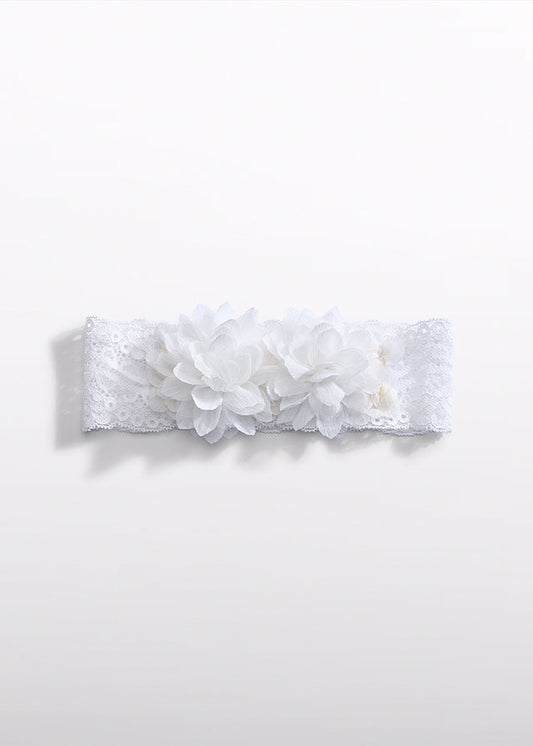 Abel & Lula Lace Headband w/Flowers