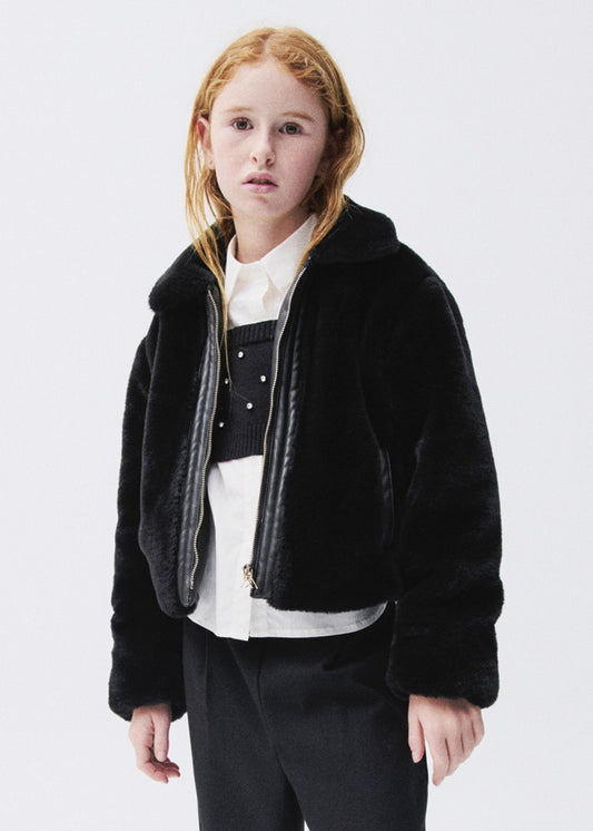Mayoral Faux Fur Coat