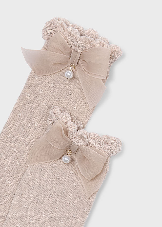 Mayoral Girl Knee Highs w/Bow