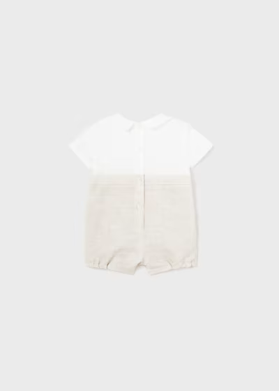 Mayoral Newborn linen romper