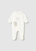 Mayoral Newborn Girl Embroidered Teddy Bear One-Piece