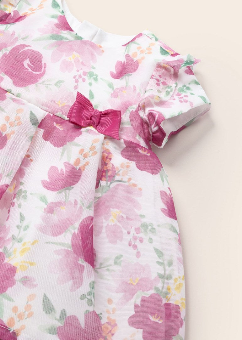 Mayoral Print ceremony dress with nappy cover