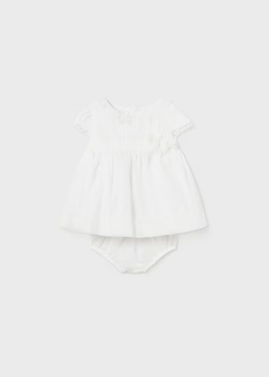 Mayoral Chiffon Dress with Nappy Cover