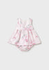 Mayoral Newborn Girl Floral Dress with Bloomers