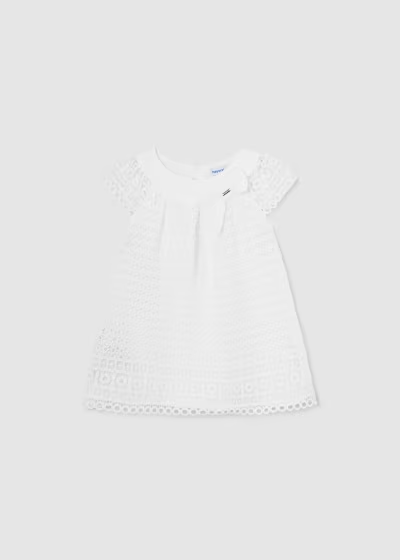 Mayoral Baby guipure dress
