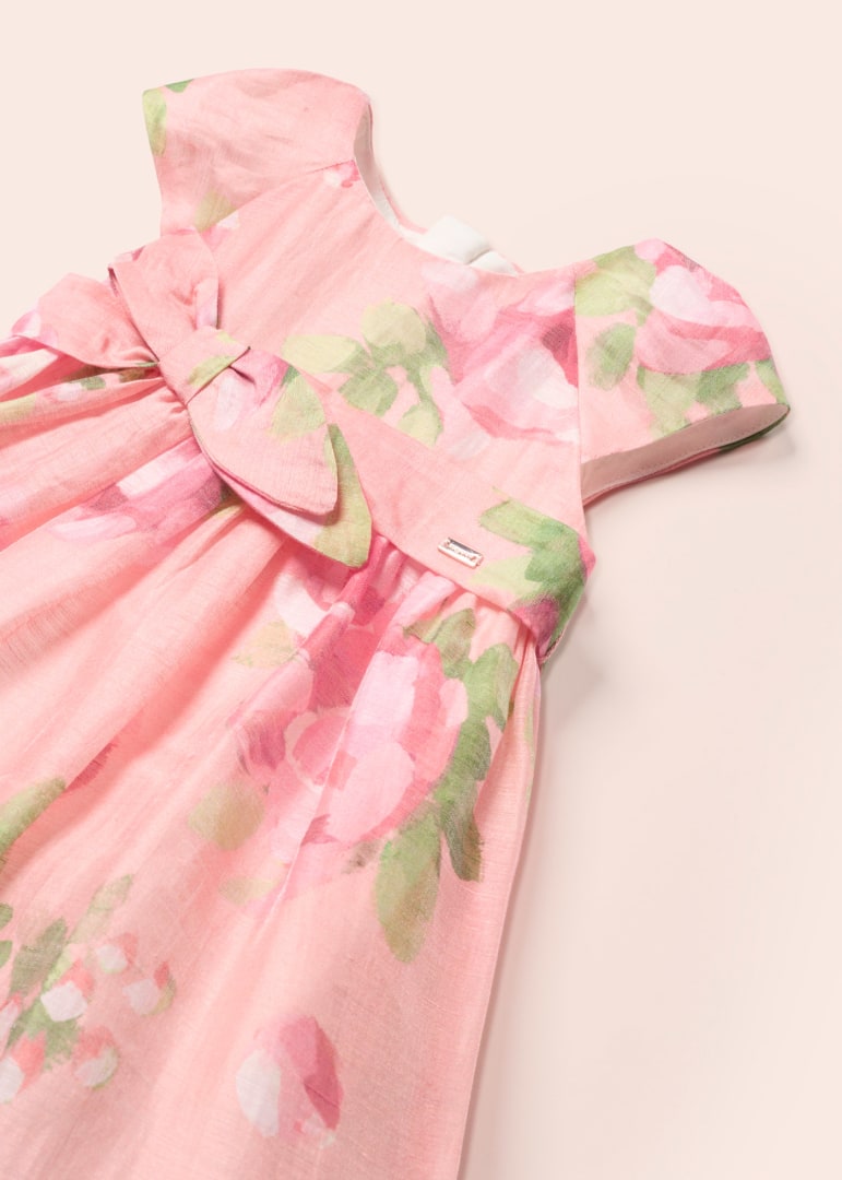 Mayoral Floral Linen Dress