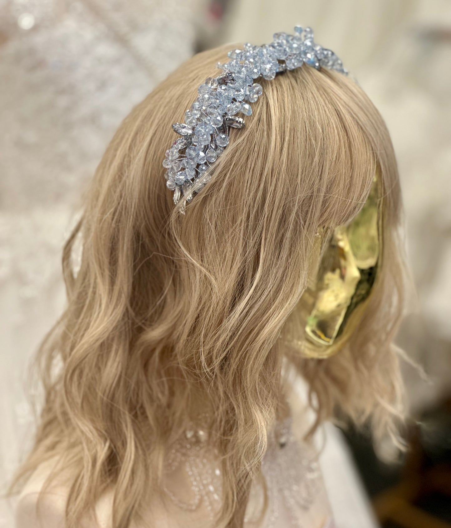 Blue Crystal Headband
