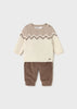 Mayoral Newborn Boy Pants and Sweater Set