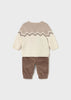 Mayoral Newborn Boy Pants and Sweater Set