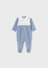 Mayoral Newborn Boy Velour One Piece