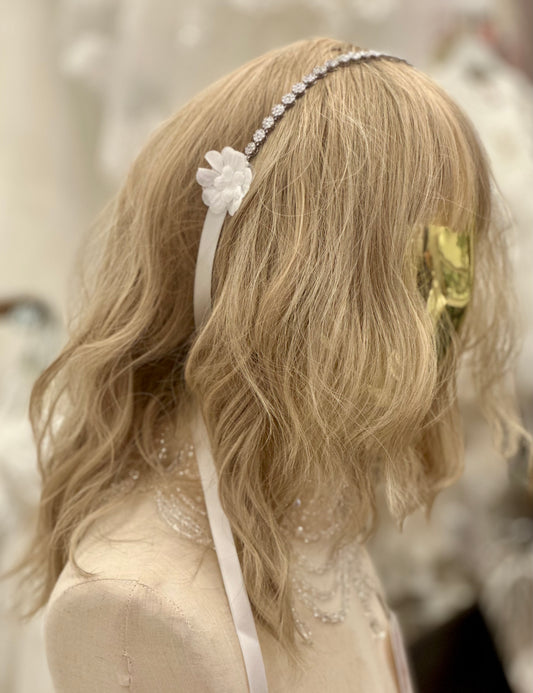 Floral Rhinestone Headband