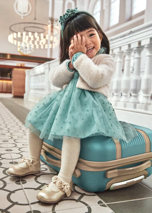 Mayoral P.Dot Tulle Dress