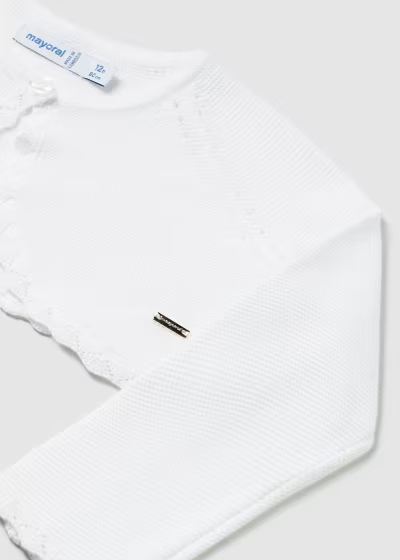 Mayoral Baby cropped cardigan