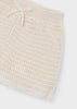 Mayoral Girl Crochet Top/Shorts Set