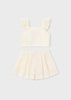 Mayoral Girl Shorts and Ruffled Top Set