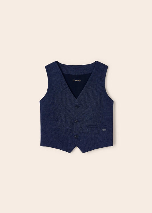 Mayoral 3pc Linen Vest Set