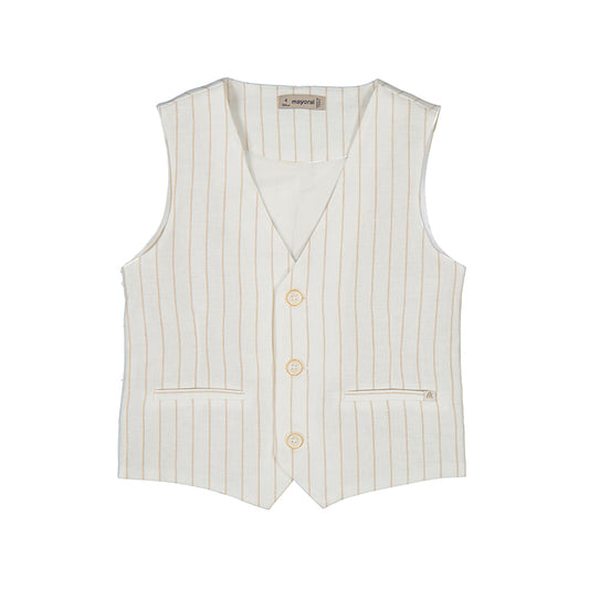 Mayoral 3pc Linen Vest Set
