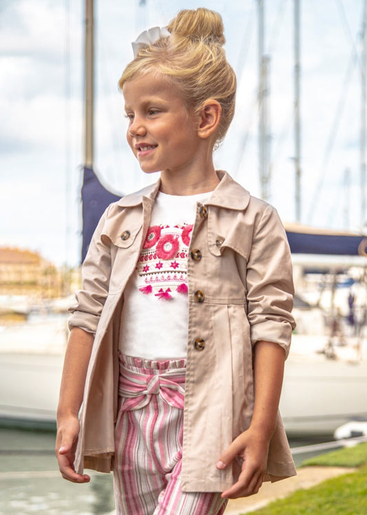 Mayoral Girls Trench Coat