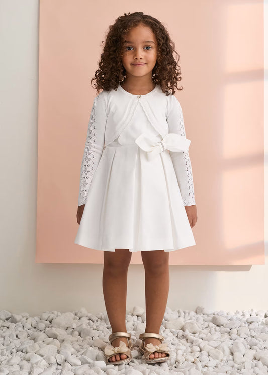 Abel & Lula Girl Knit Crop Cardigan