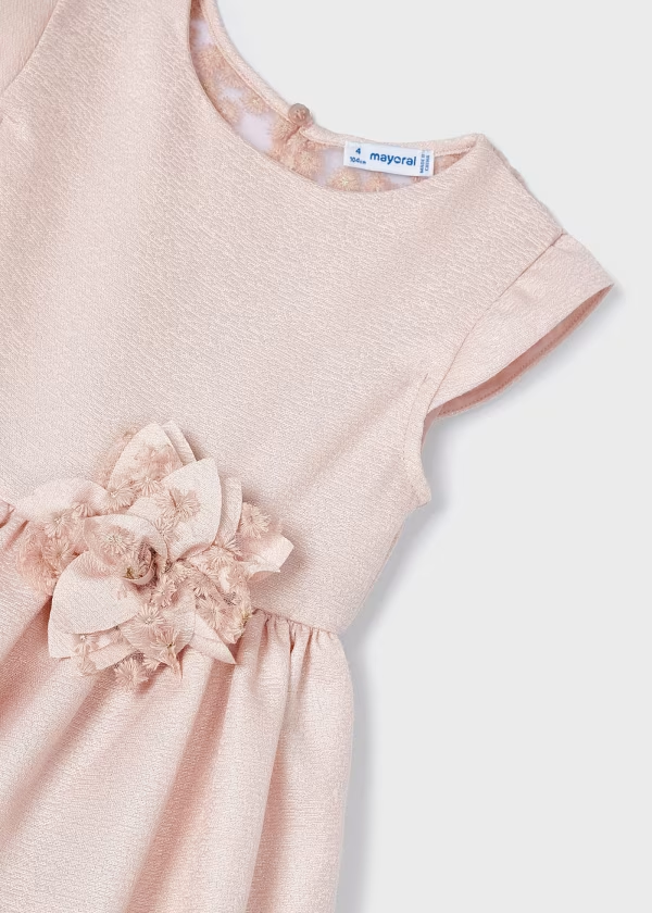 Mayoral Girls tulle embroidered dress