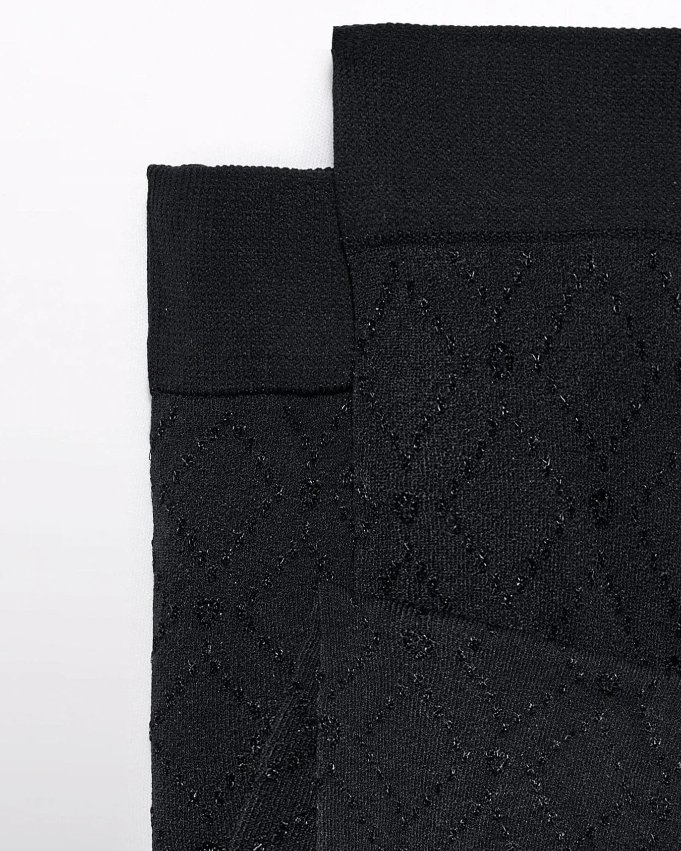 Abel & Lula Black Jacquard Tights